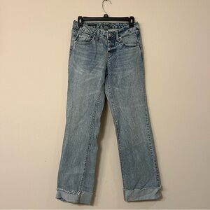 Wild fable women’s size 00 low rise boot cut light wash jeans.
